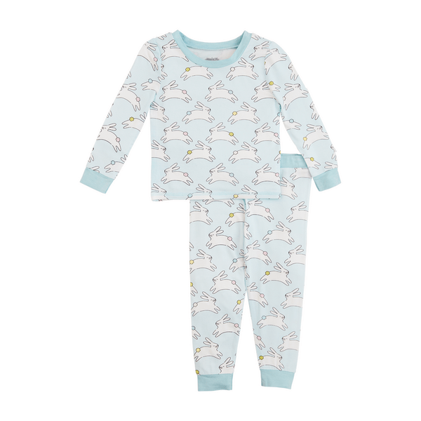Mud Pie Blue Bunny Toddler Pajamas