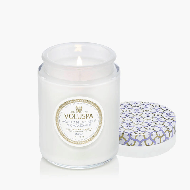 Voluspa Mountain Lavender & Chamomile Large Jar Candle